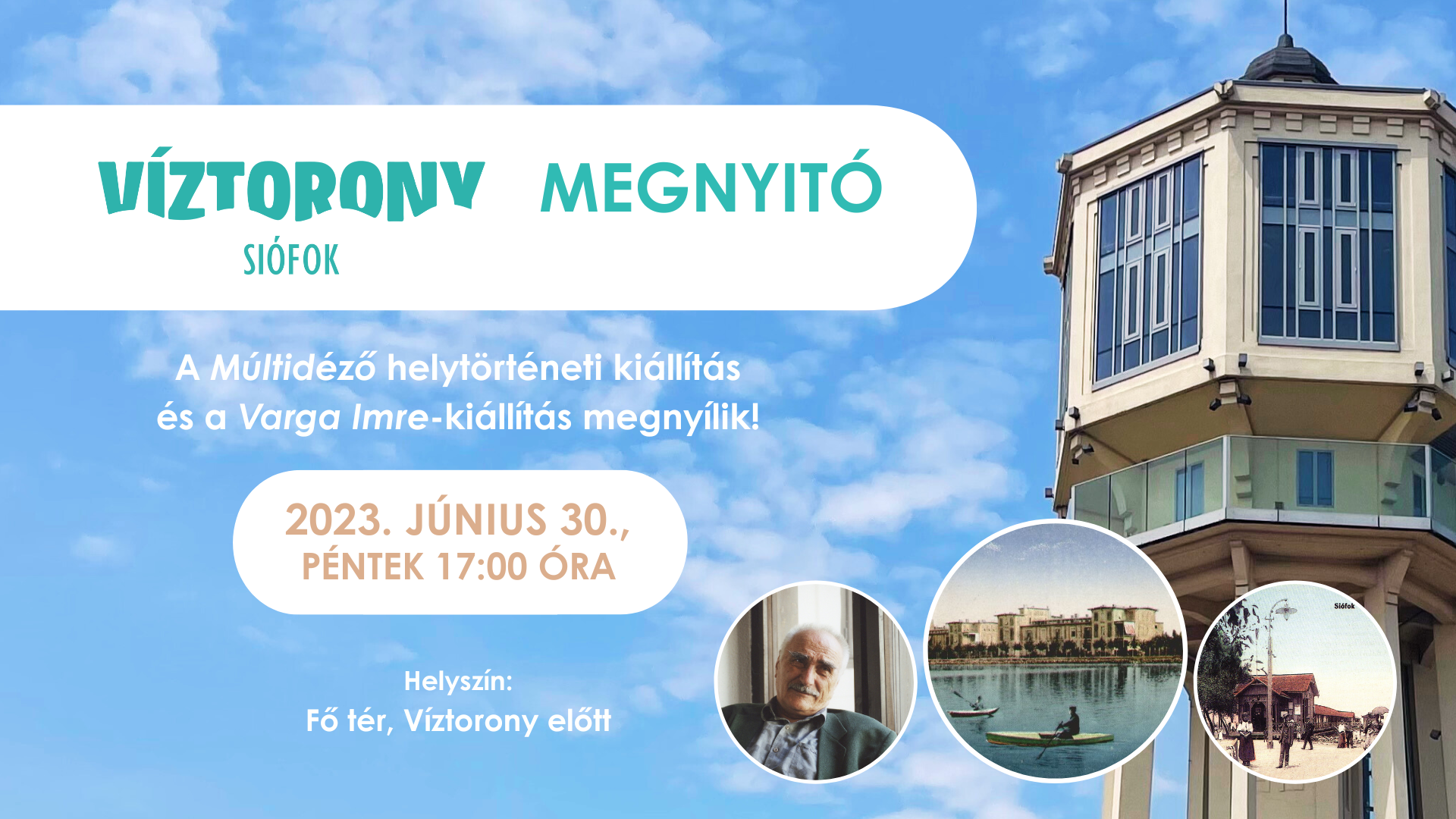 2023.06.30. viztorony megnyito banner