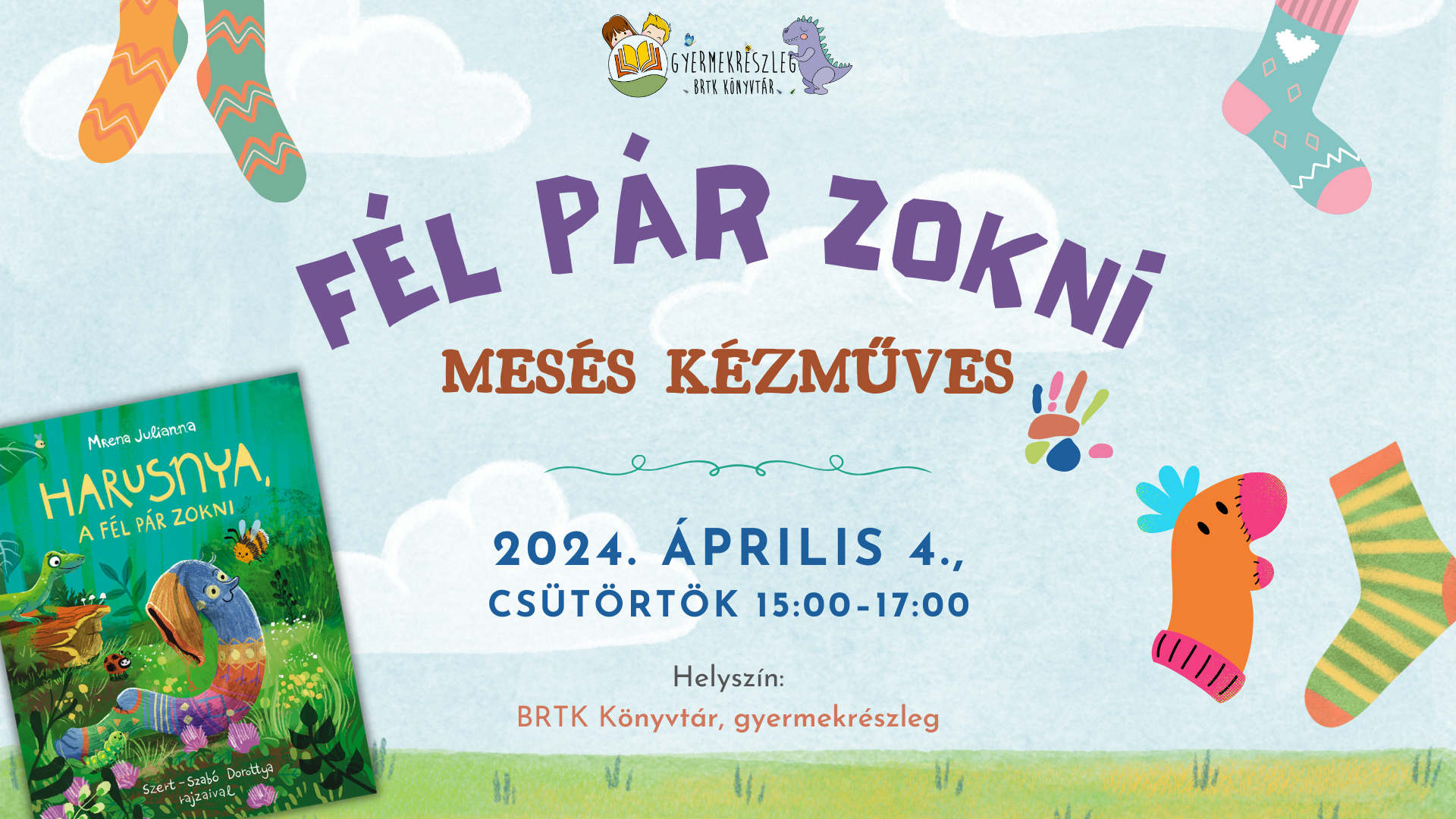 2024.04.04. Kezmuves Zokni Banner