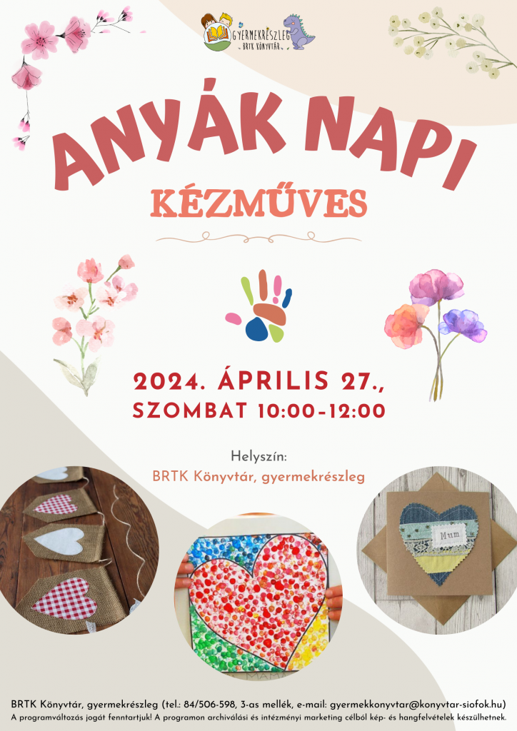 2024.04.27. Kezmuves Anyak Napja Plakat