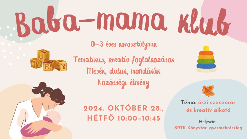 2024.10.28. Baba Mama Klub Banner