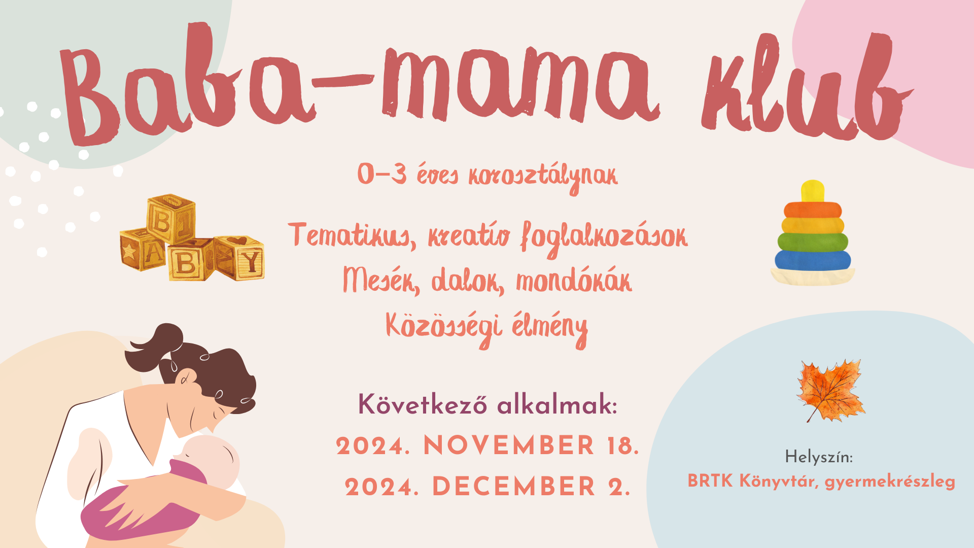 2024.11.18. Baba Mama Klub Banner