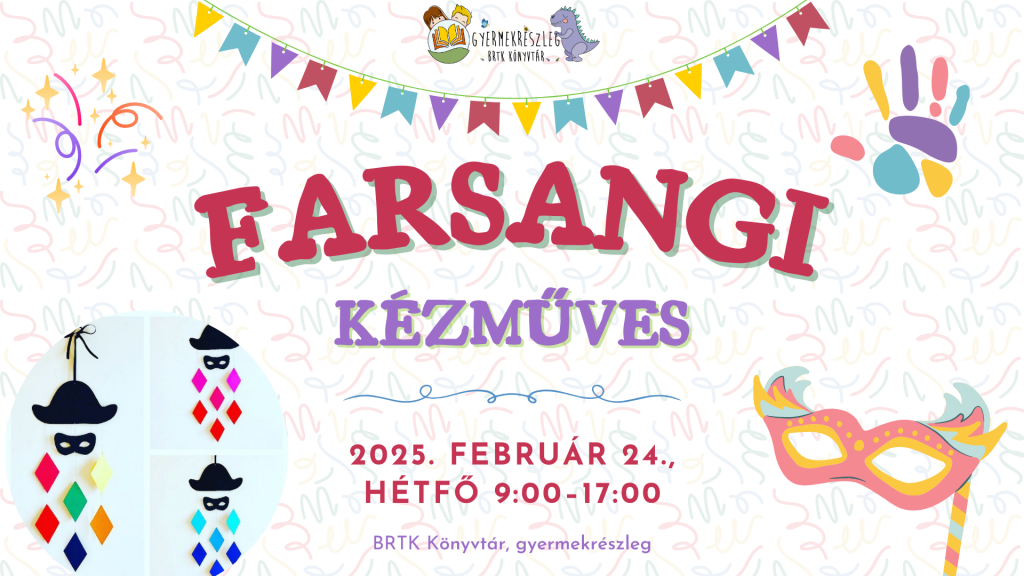 2025.02.24. Farsangi Kezmuves Banner
