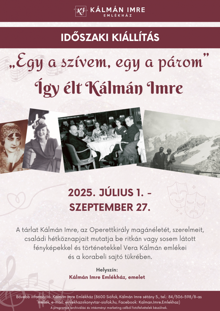 Kalman Imre Kiallitas Allo Plakat