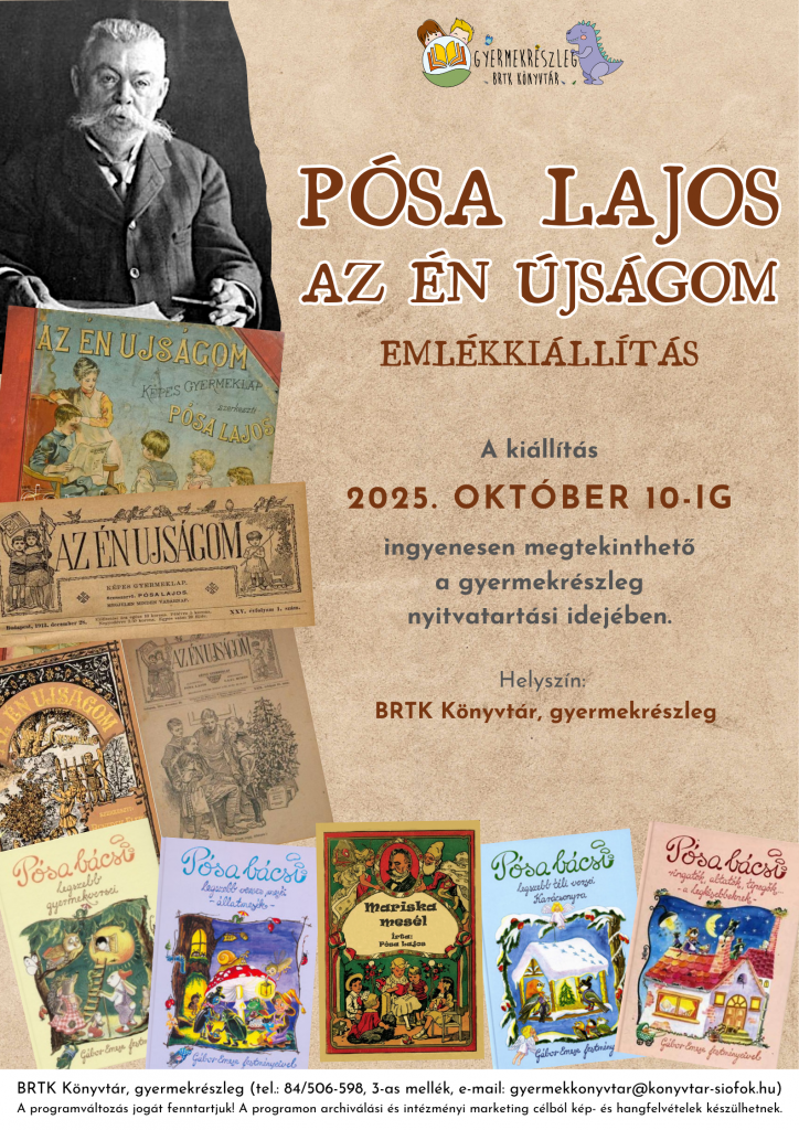 2025.09.19. 10.10. Pósalajos Emlékkiállitás Plakát