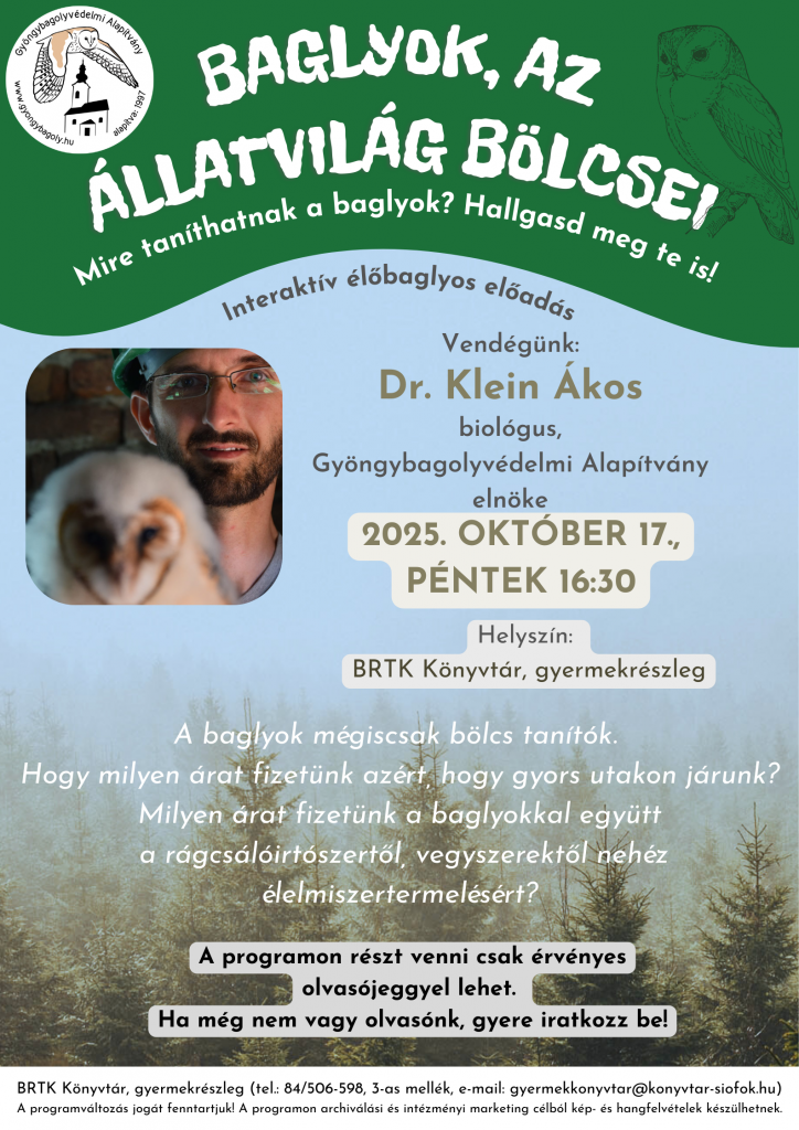 2025 – baglyos plakat
