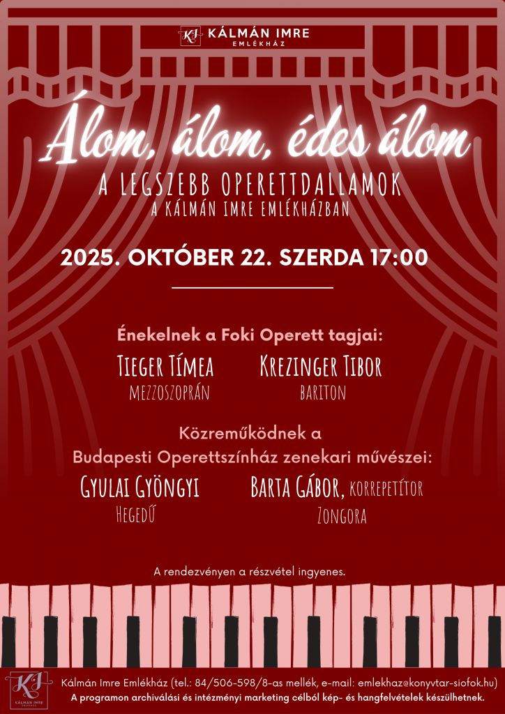 2025.10.22 25.kálmánimreemléknapok.tiegerkrezinger.plakát
