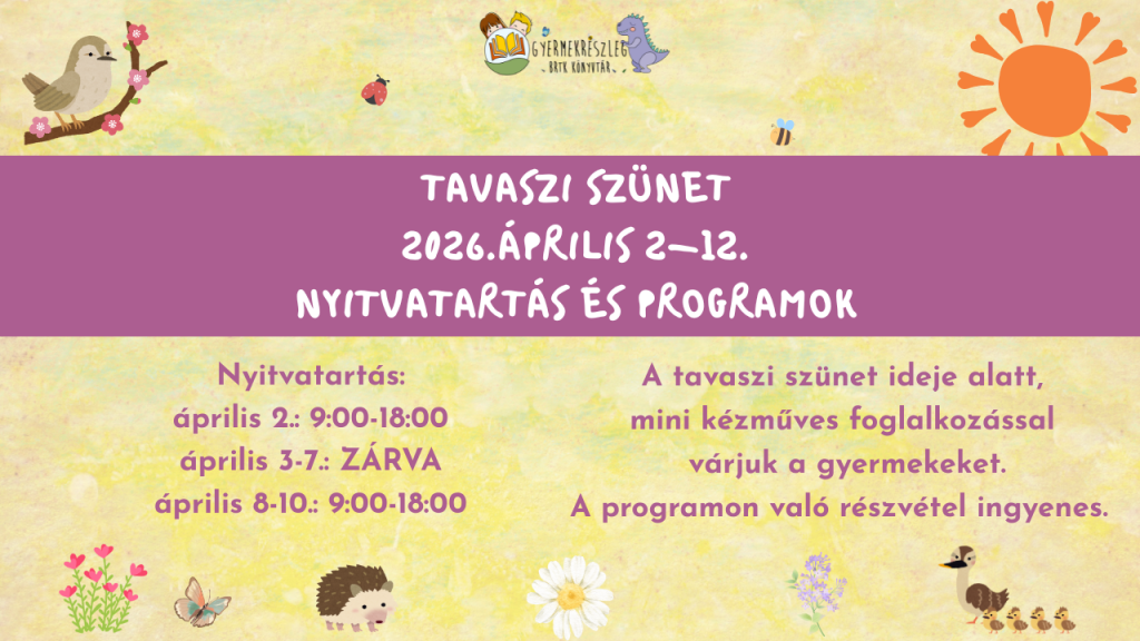 2026 tavaszi szunet banner