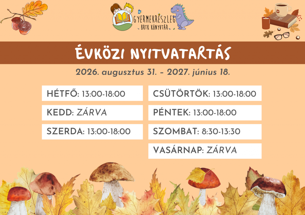 Evkozi nyitvatartas 2026