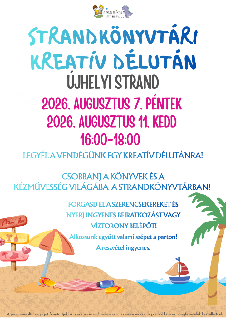 Strand kezmuves plakat